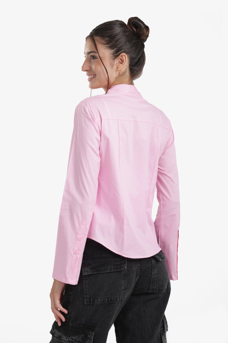 Clue Turn Down Collar Shirt - Image 4